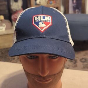 MLB Network Snapback Hat   -   Washington Nationals Logo on Side - SGA